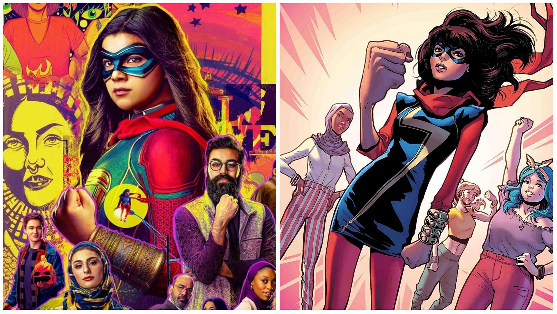 Ms. Marvel has a large support system (Images via Marvel Entertainment)