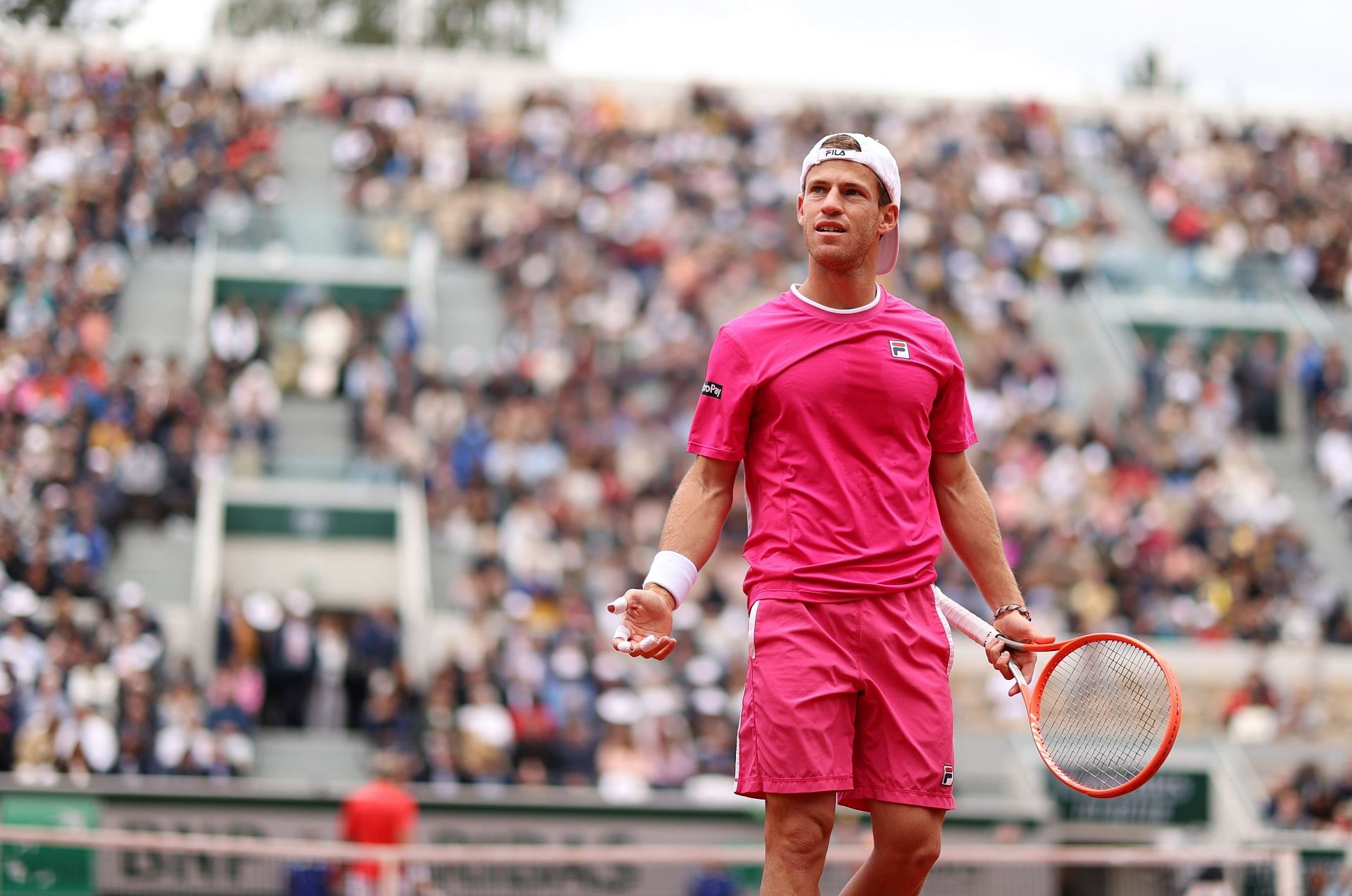 Diego Schwartzman at the 2022 French Open.