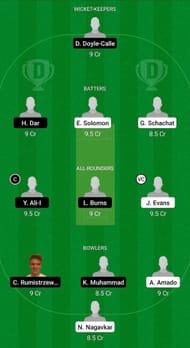ISL vs SPA Fantasy Suggestion Team 1