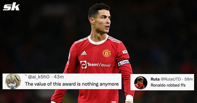 "He was our worst player", "Rewarding failure is so crazy" - Manchester United fans fume as Cristiano Ronaldo is 'robbed' of MUFC Players' Player of the Year award