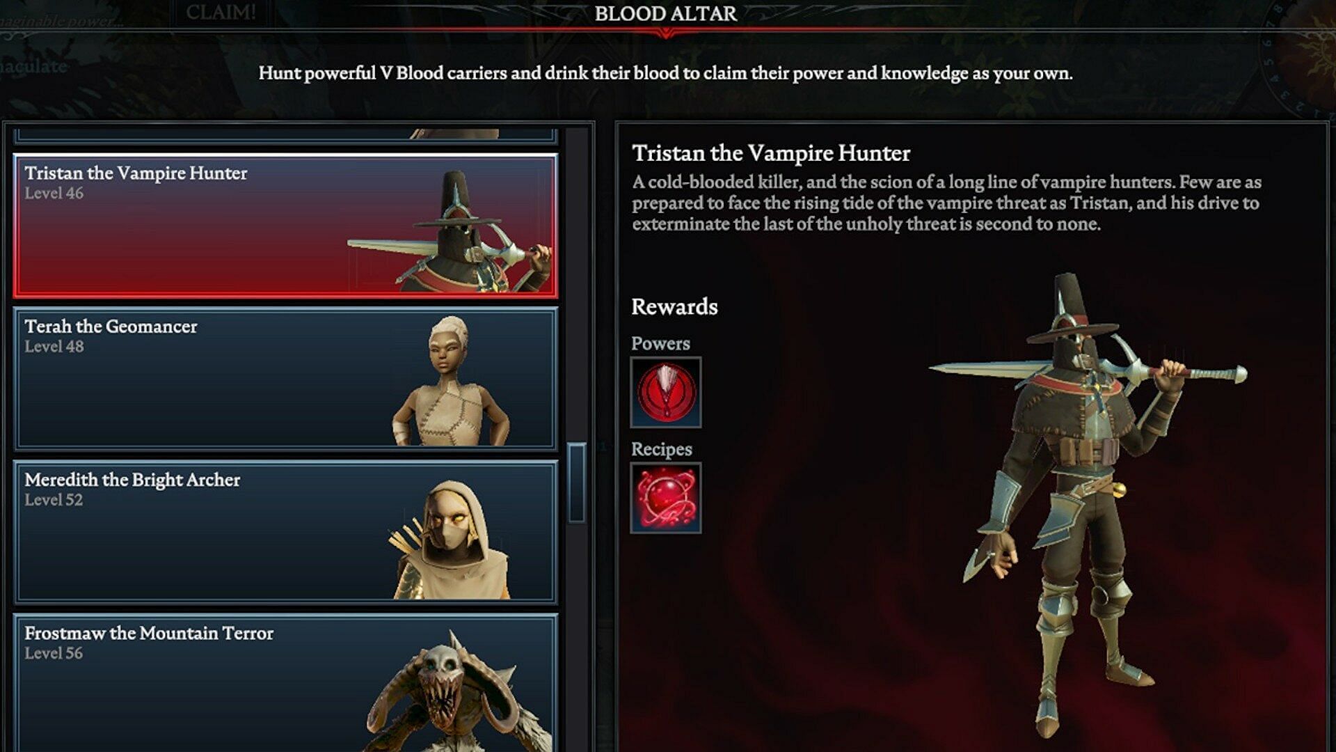 V Rising Guide: Tristan the Vampire Hunter - KeenGamer