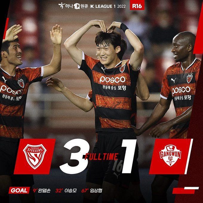 K League United  South Korean football news, opinions, match previews and  score predictions: Pohang Steelers