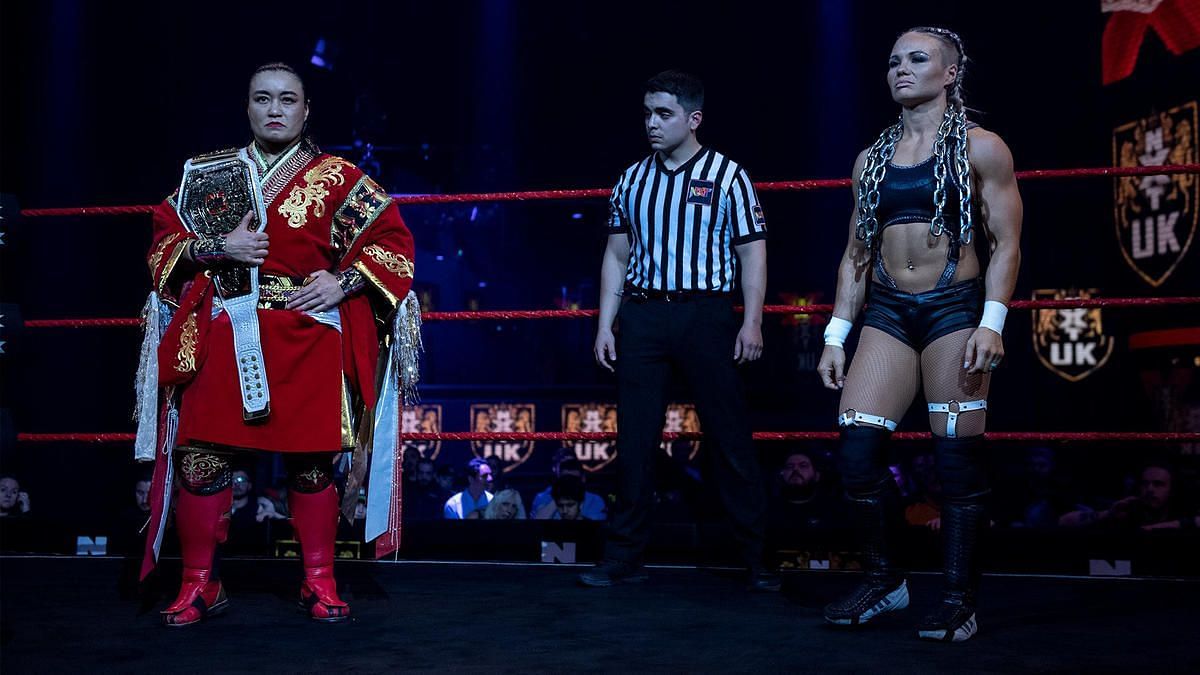 Meiko Satomura defended the women&#039;s title once again