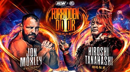 AEW's Jon Moxley will face New Japan's Hiroshi Tanahashi at Forbidden Door