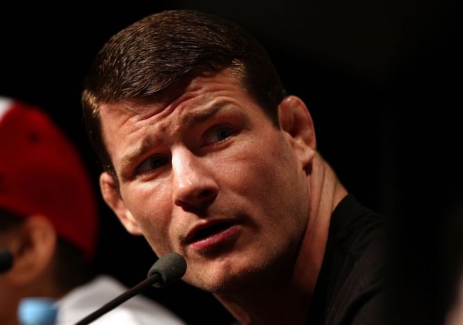 When did Michael Bisping make his acting debut?