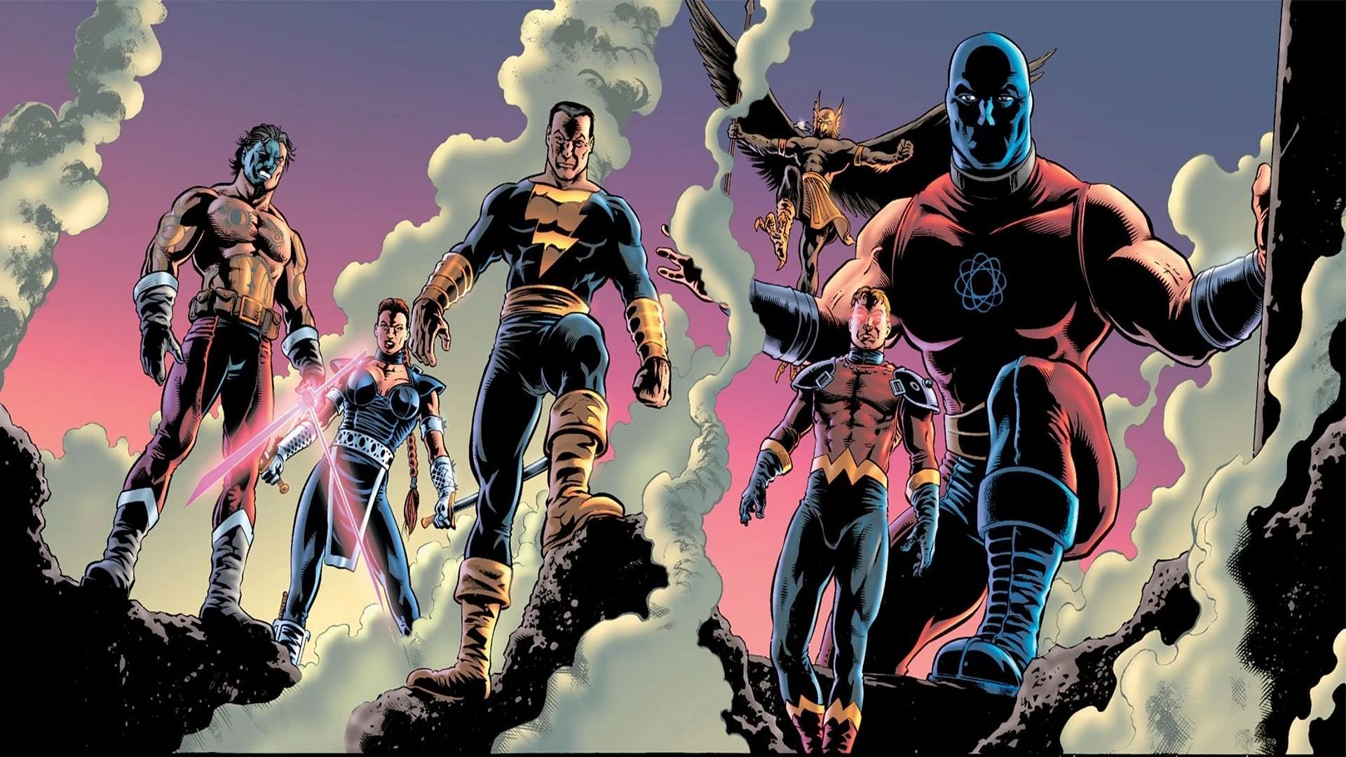 JSA and Black Reign have conflicting interests (Image via DC Comics)