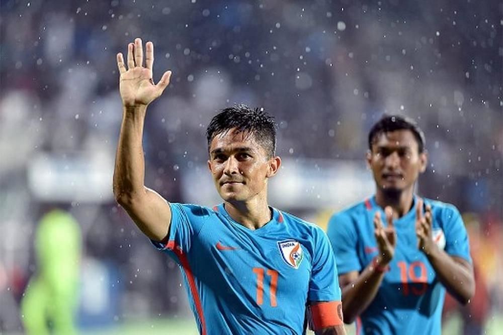 Sunil Chhetri scored the opening goal from a wonderful free-kick