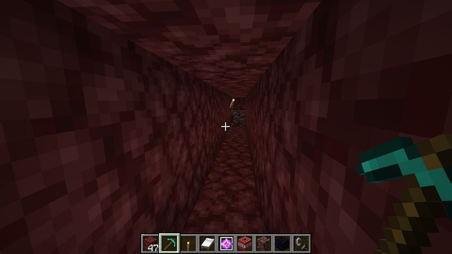 Strip mining (Image via Minecraft 1.19)