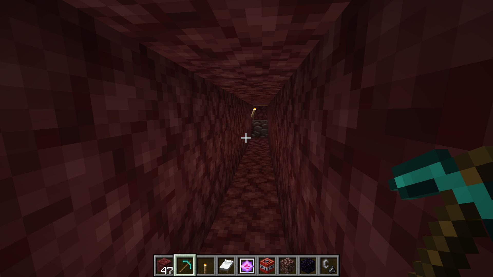 Strip mining (Image via Minecraft 1.19)