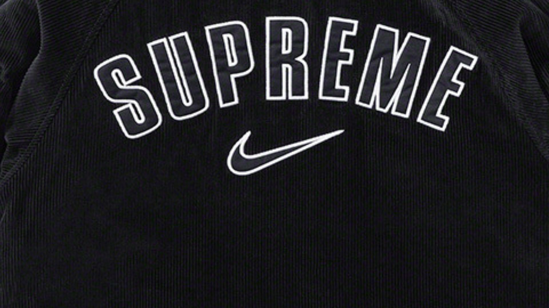 The co-branded logo of the collaborative duo (Image via Supreme)