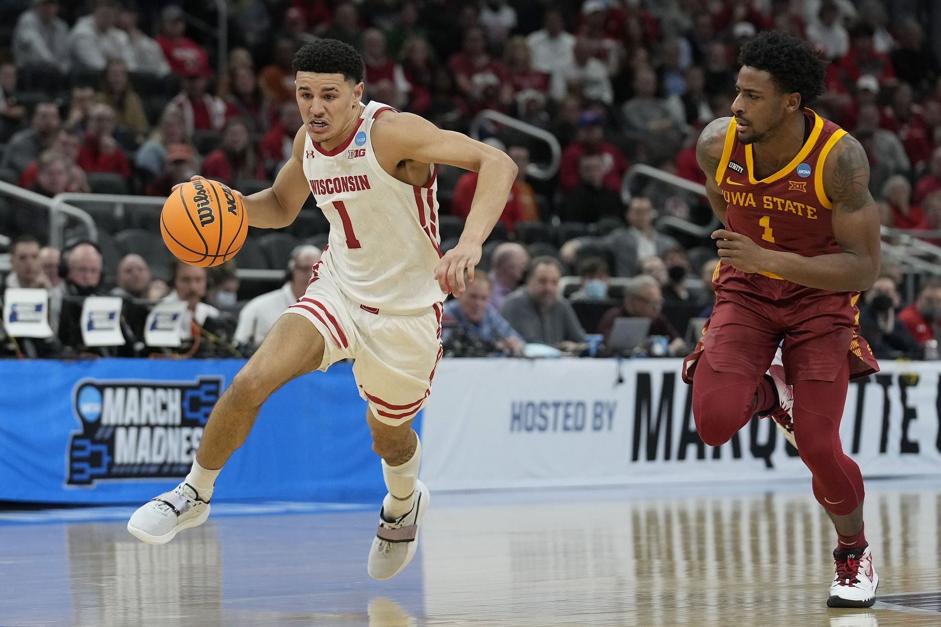 Wisconsin sophomore guard Johnny Davis