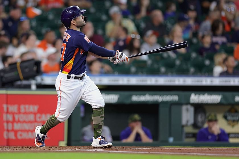 Second baseman Jose Altuve leading Astros