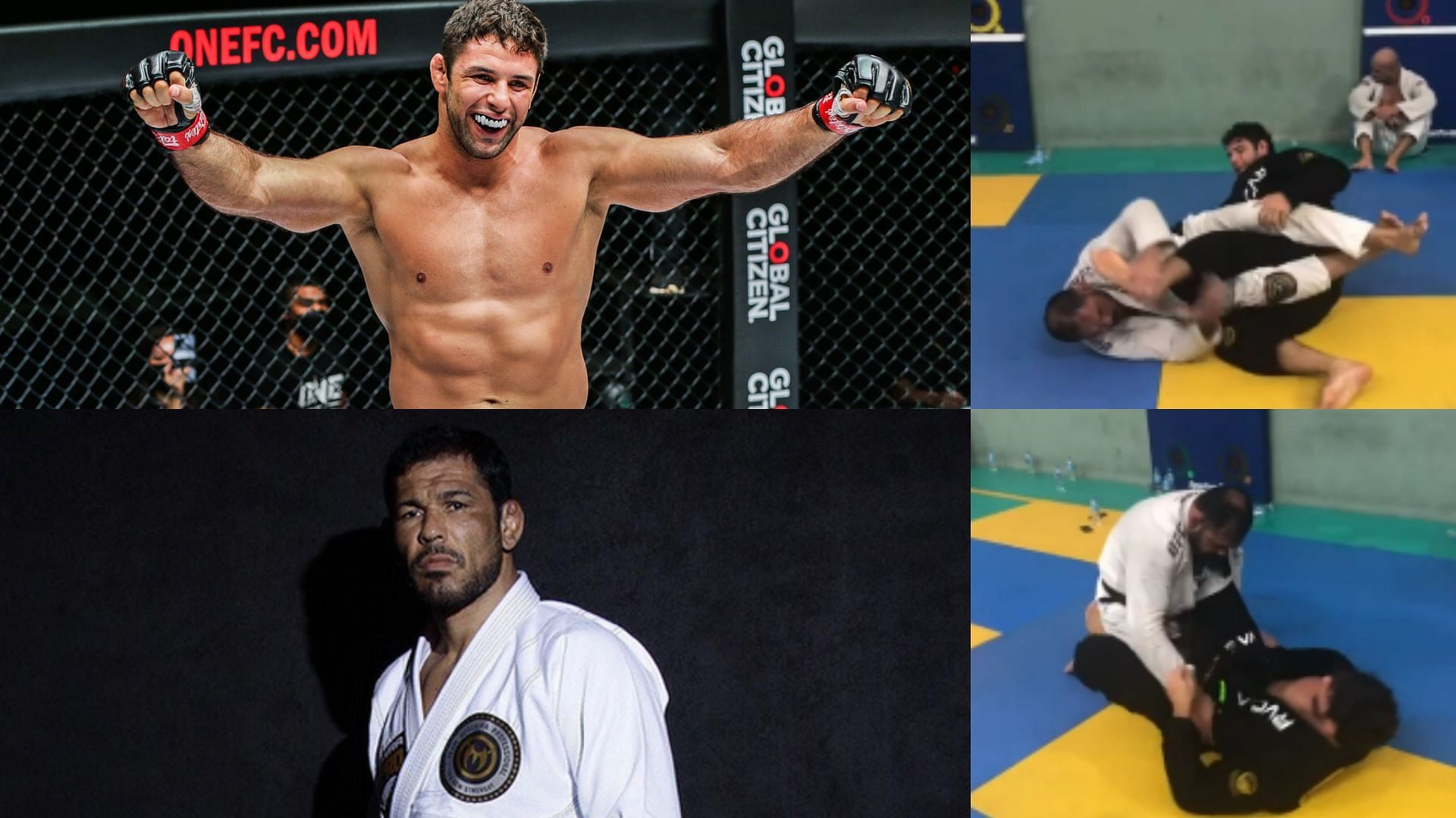 [Photo Credit: ONE Championship, rappler.com, and @marcusbuchecha on Instagram] Marcus Almeida and Ant&ocirc;nio Rodrigo Nogueira