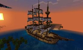 How to build a pirate ship in Minecraft 1.19