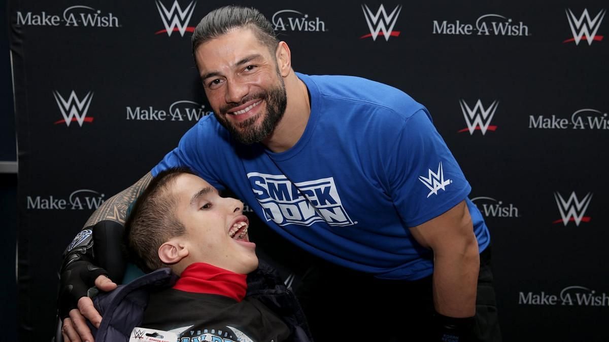 Reigns has granted many wishes for the kids at Make-A-Wish