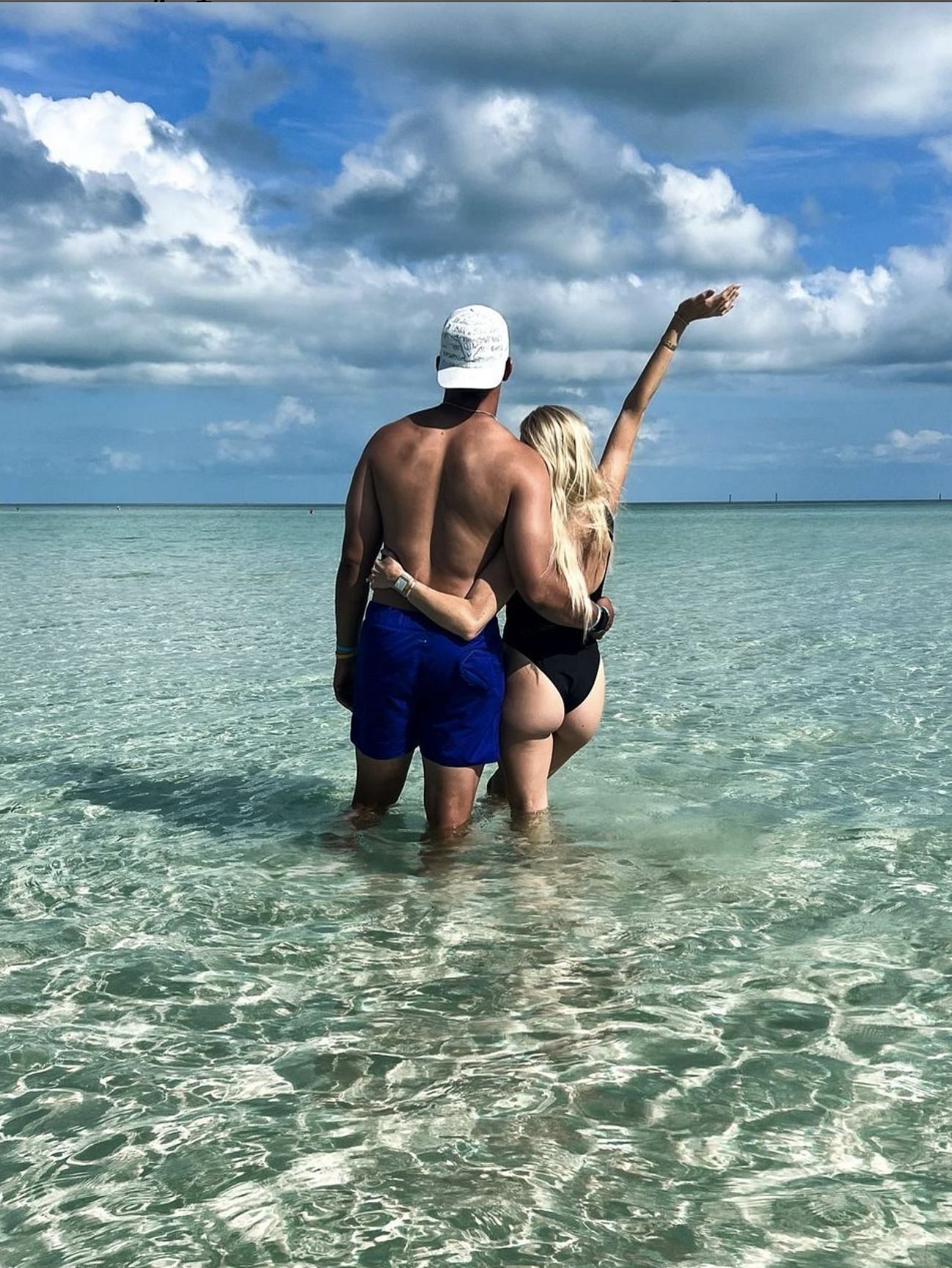 The couple basking more in the beautiful Hawaii weather. Source: Brittany Lynne/Instagram