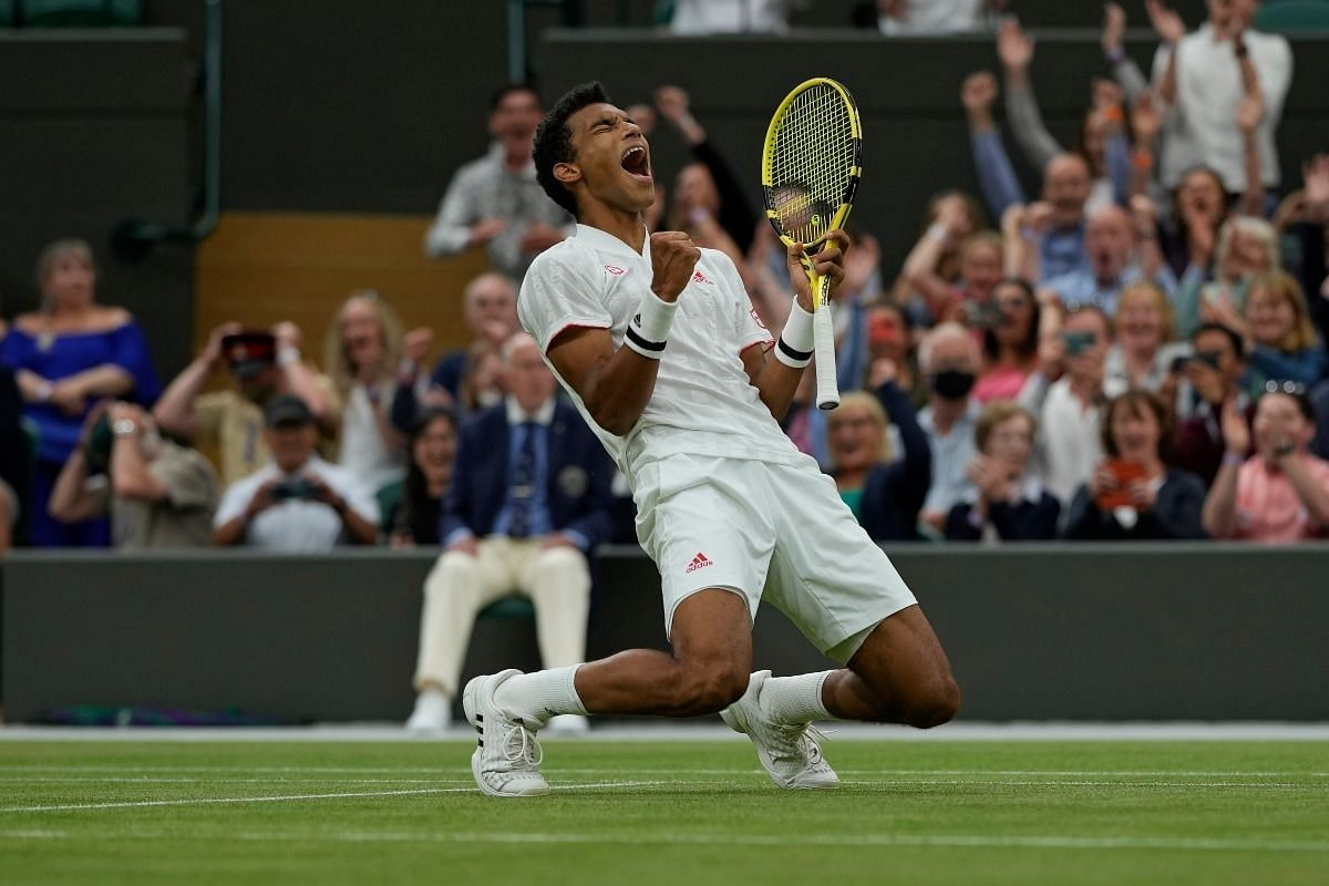 Felix Auger Aliassime is one of the players to look out for in this year&#039;s Wimbledon