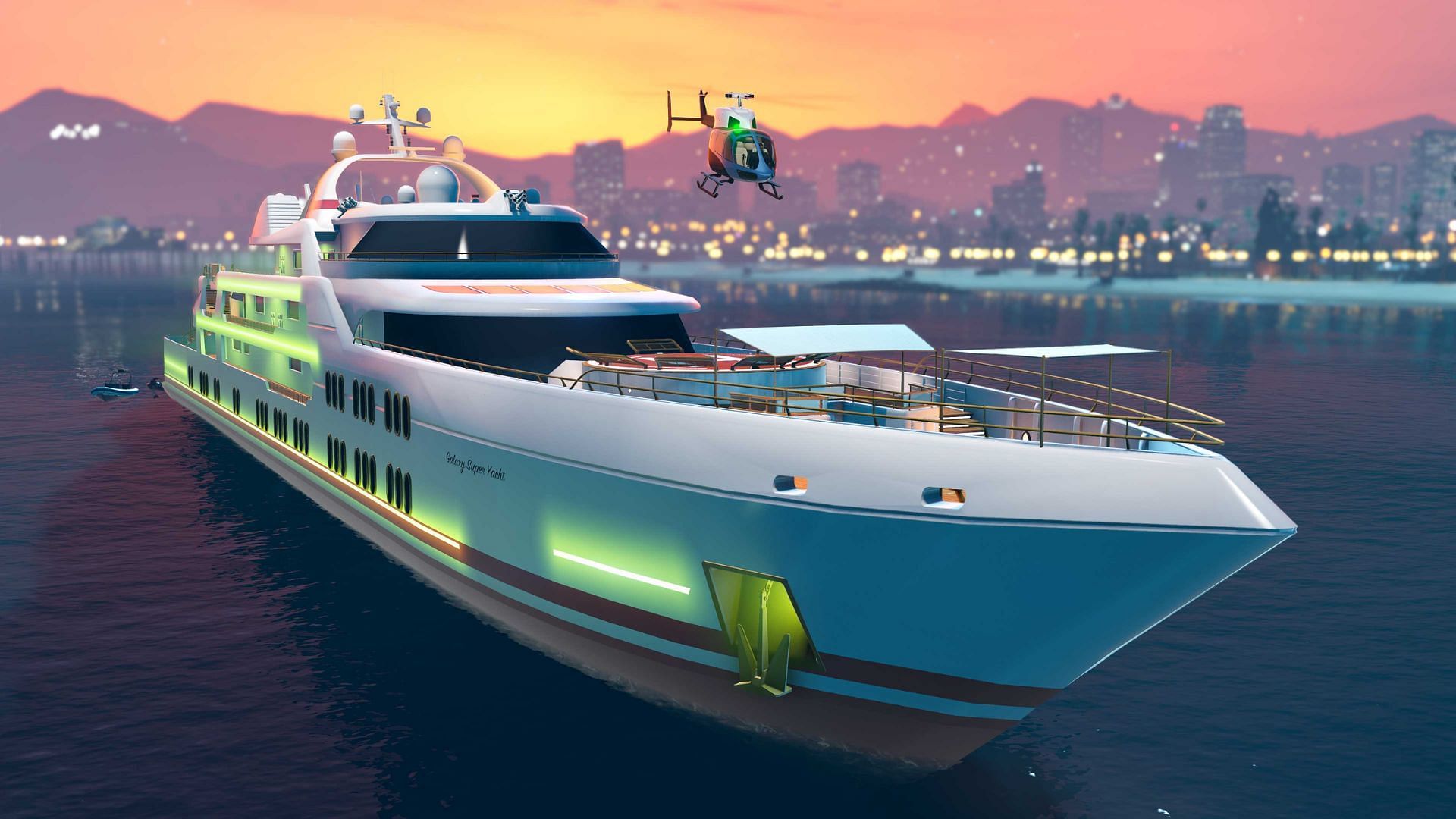 gta online yacht change helicopter