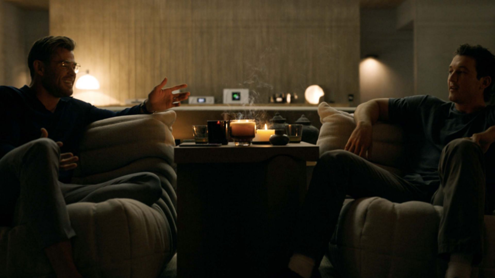 Still from Spiderhead (Image via IMDb)