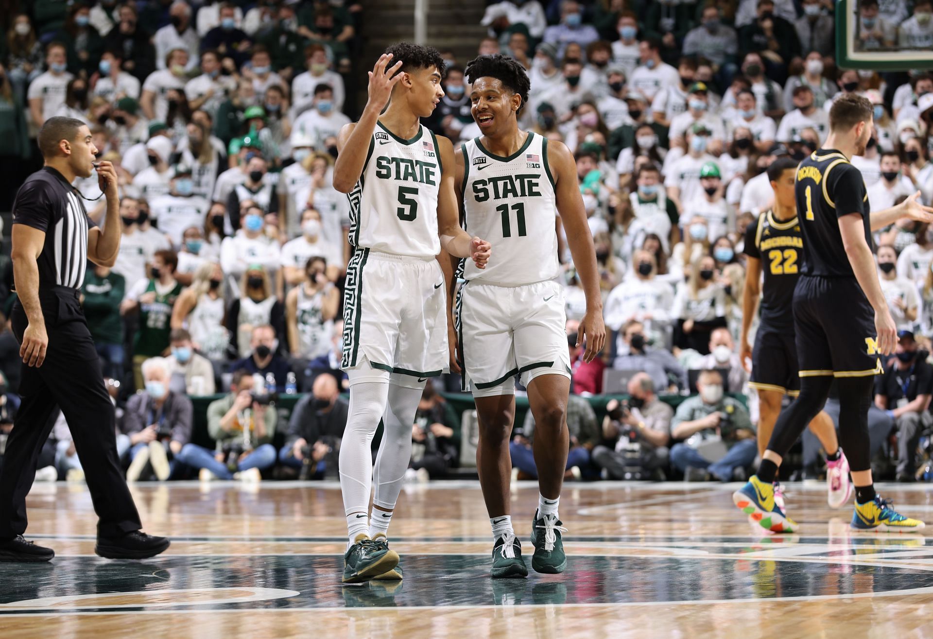 Michigan State freshman Max Christie to the Miami Heat in Sportskeeda NBA Mock Draft.