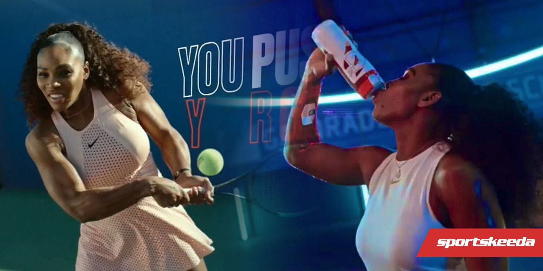 Serena Williams has been the face of Gatorade for a long time