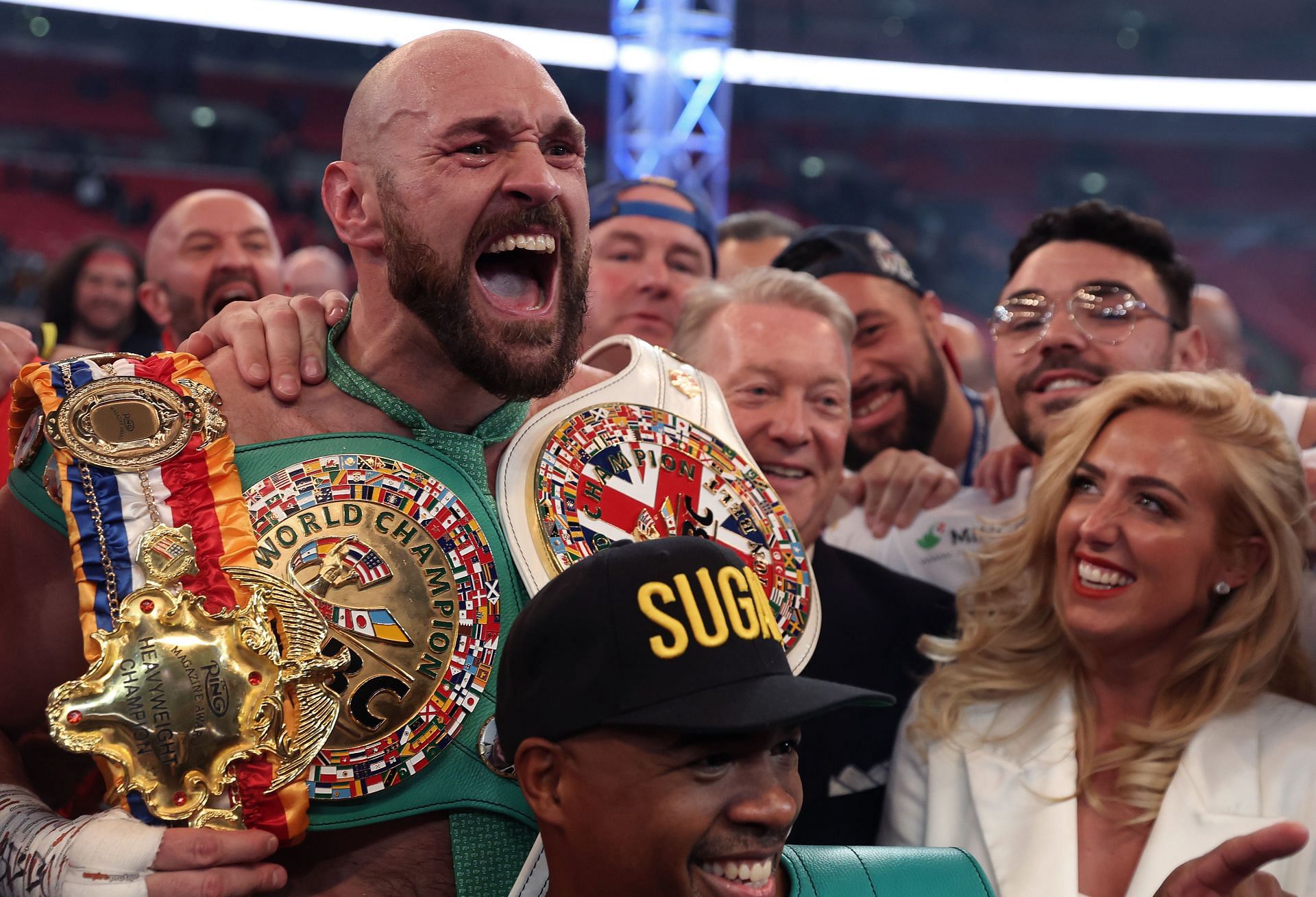 Tyson Fury after beating Dillian Whyte (Photo by Julian Finney/Getty Images)
