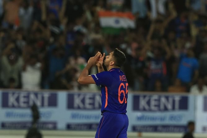 "He doesn't drop a player after 1 or 2 bad performances" - Avesh Khan credits coach Rahul Dravid after 4-wicket haul