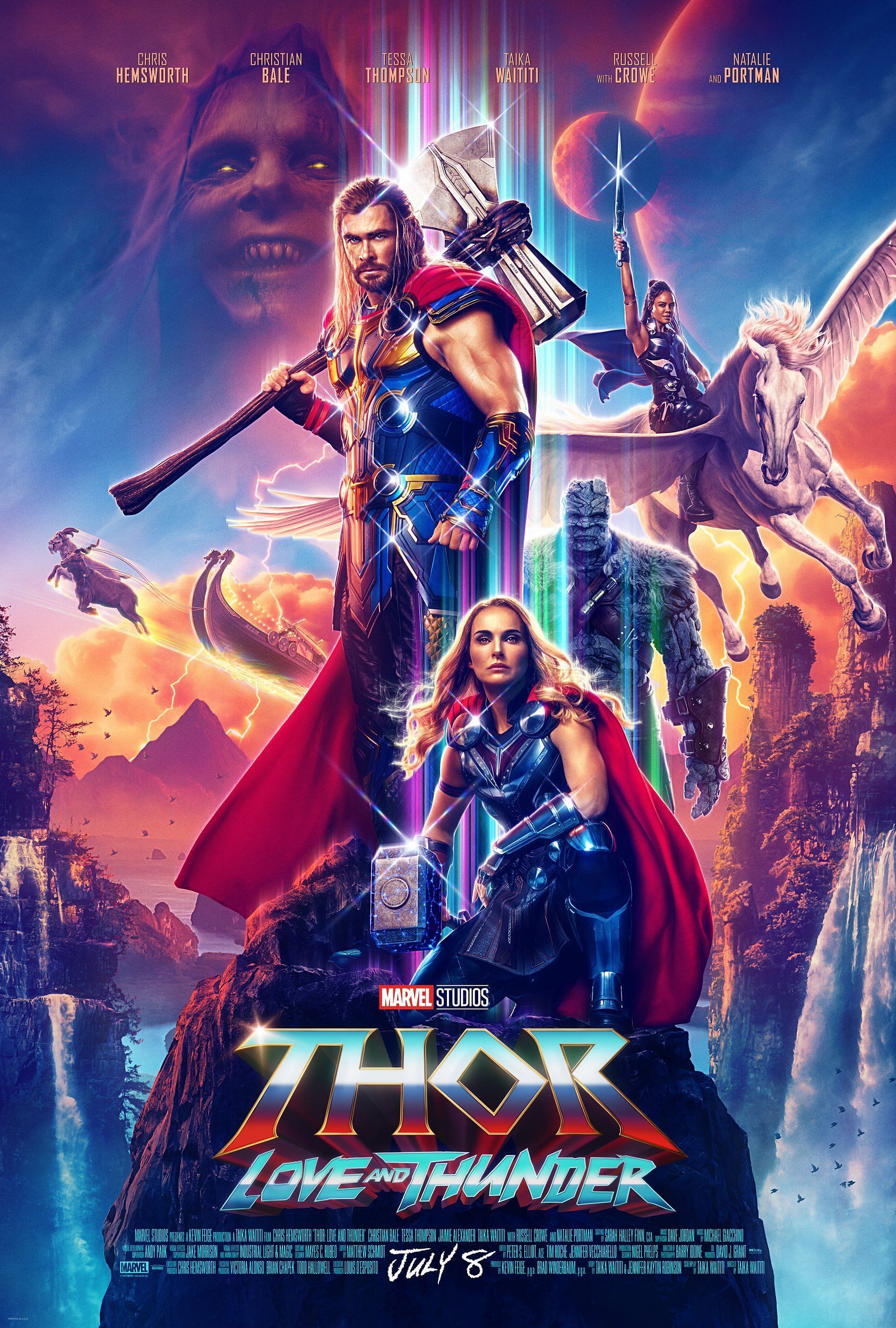 Thor: Love and Thunder releases July 8, 2022 (Image via Marvel Studios)