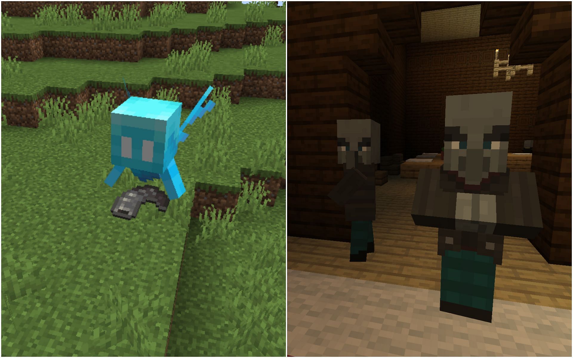 Allay will be found in Woodland Mansions and Pillager Outposts (Image via Minecraft)