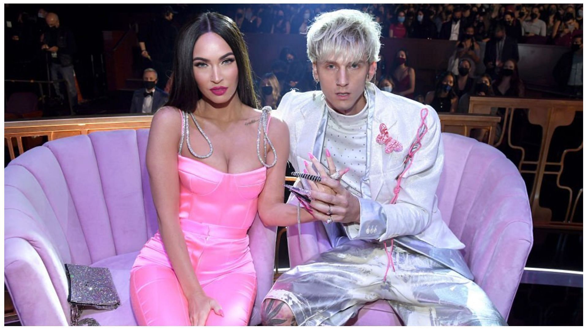 Megan Fox supported Machine Gun Kelly in his battle with his mental health (Image via Kevin Mazur/Getty Images)