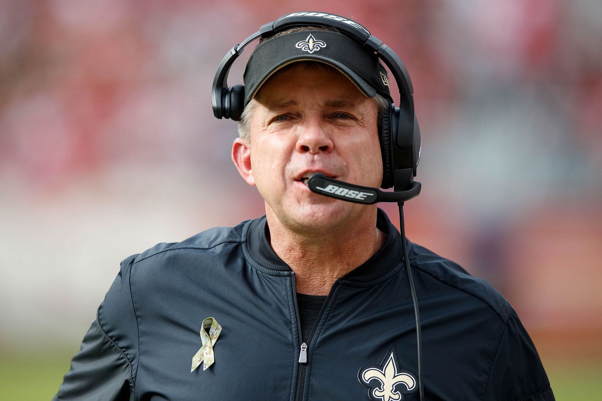 New Orleans Saints head coach Sean Payton