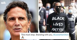 “This must stop” – Arsenal star extends support to Lewis Hamilton after Nelson Piquet’s racial slur aimed at 7-time world champion