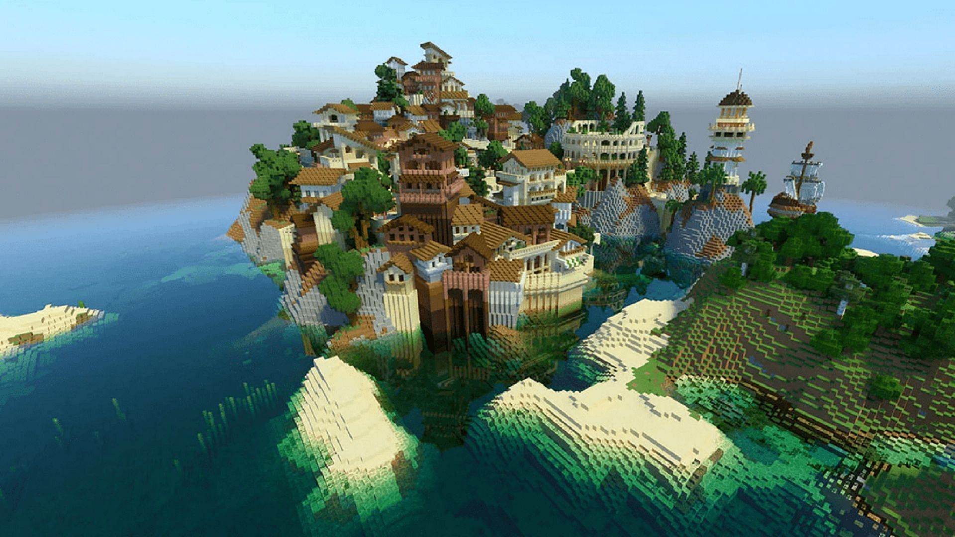 Minecraft seeds change the way a world generates (Image via Mojang)