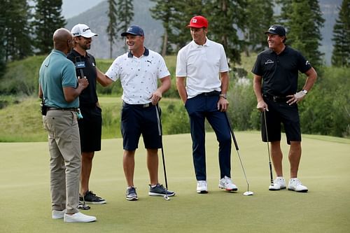 Capital One's The Match last year with Aaron Rodgers, Tom Brady, Phil Mickelson and Bryson Dechambeau