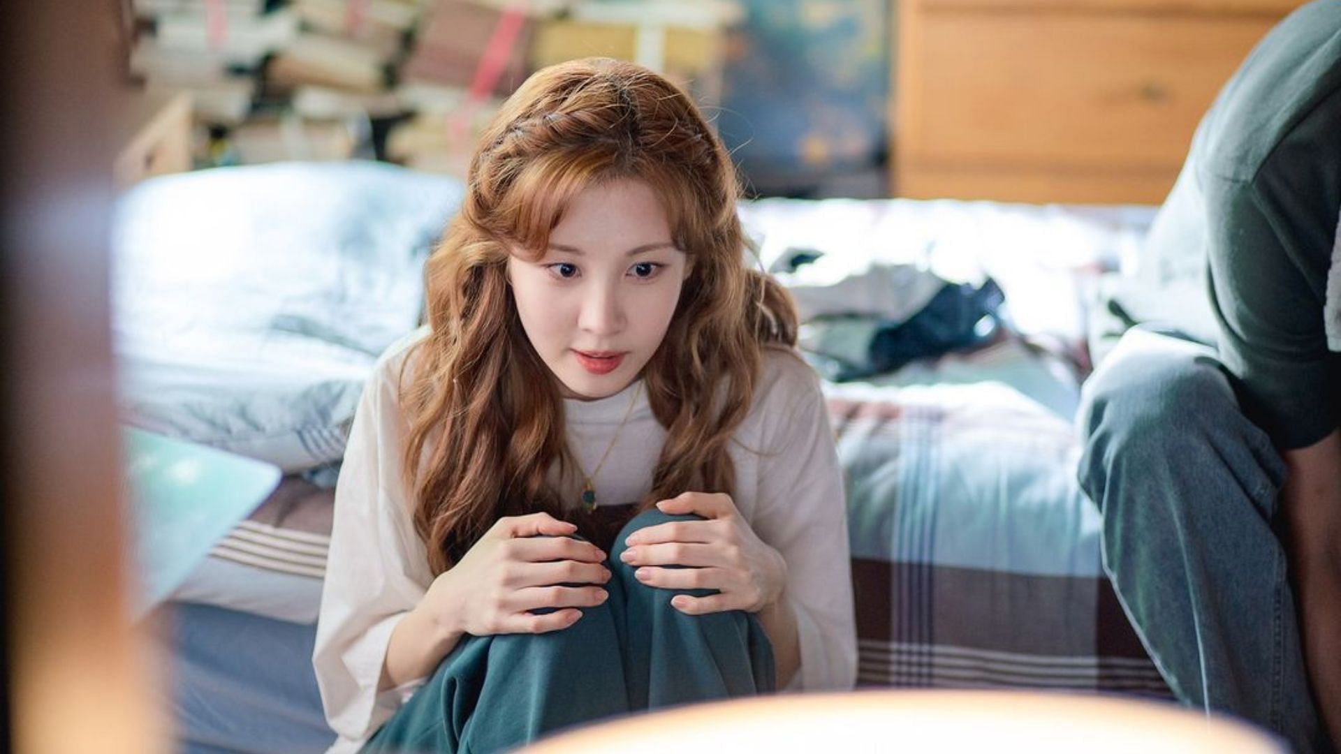 SNSD&#039;s Seohyun in a still from Jinxed at First (Image via KBS 2TV)