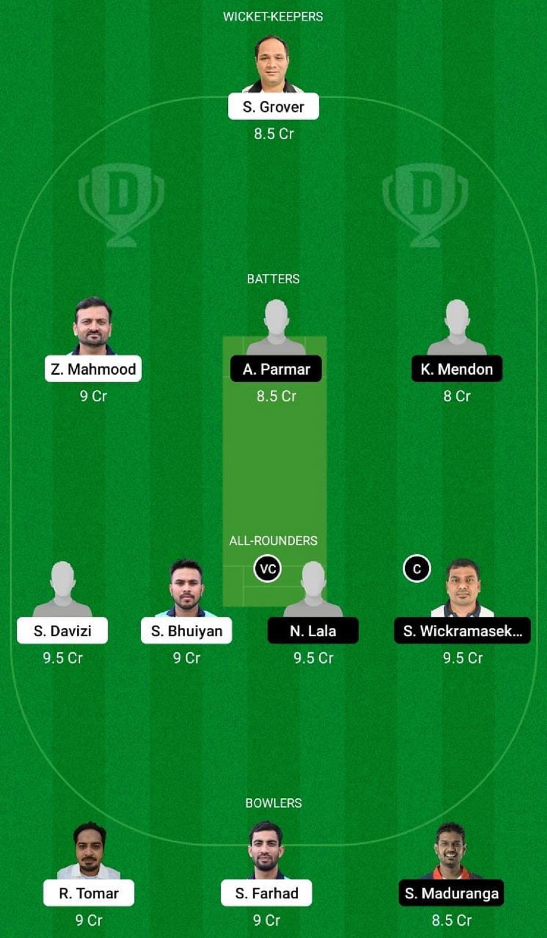 BCC vs PCC Dream11 Fantasy Suggestion #1