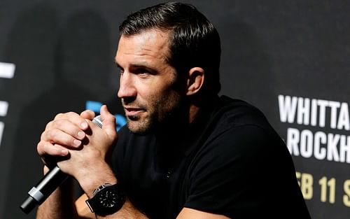 Luke Rockhold at UFC 221 Perth workouts