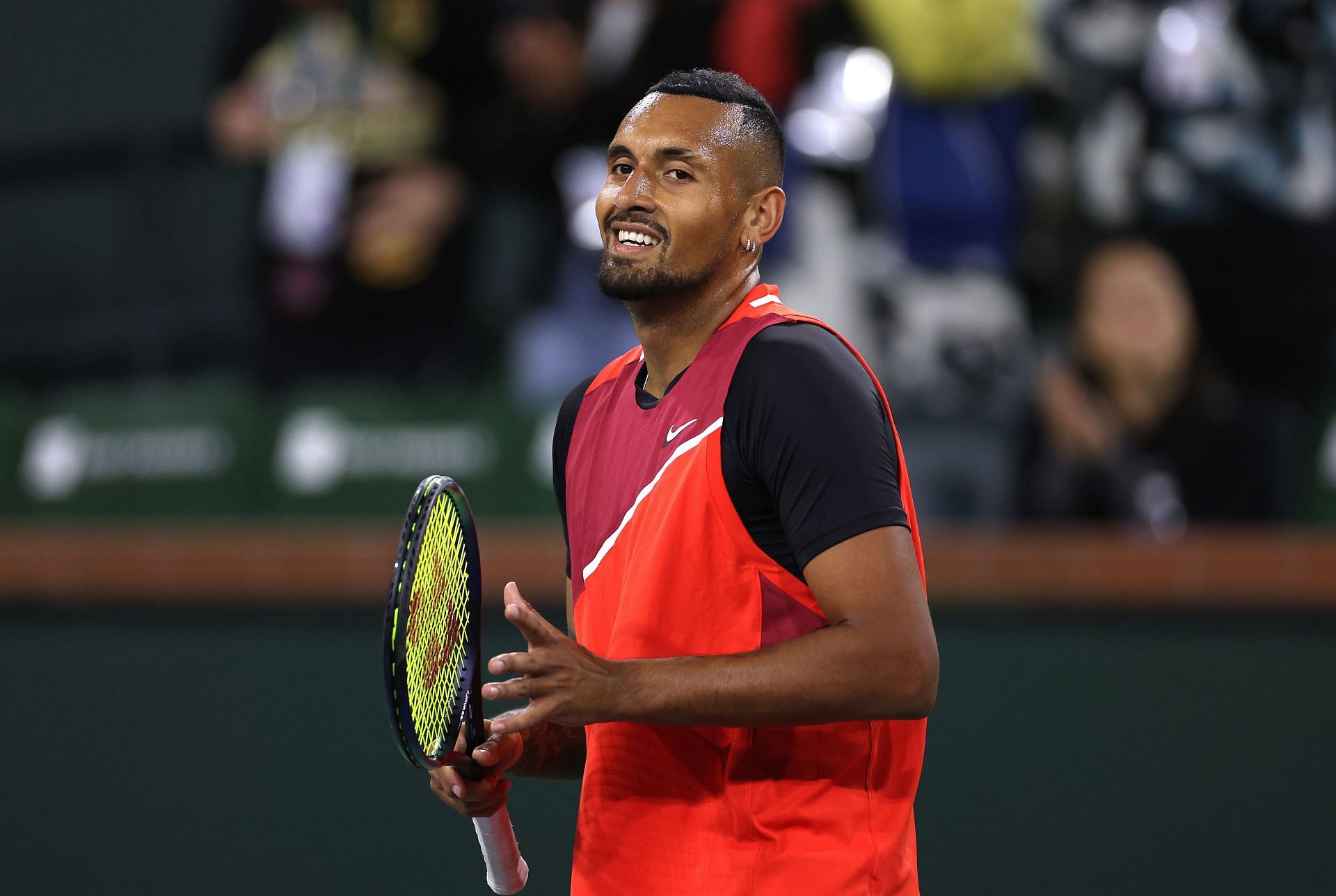Nick Kyrgios at the 2022 Indian Wells Open