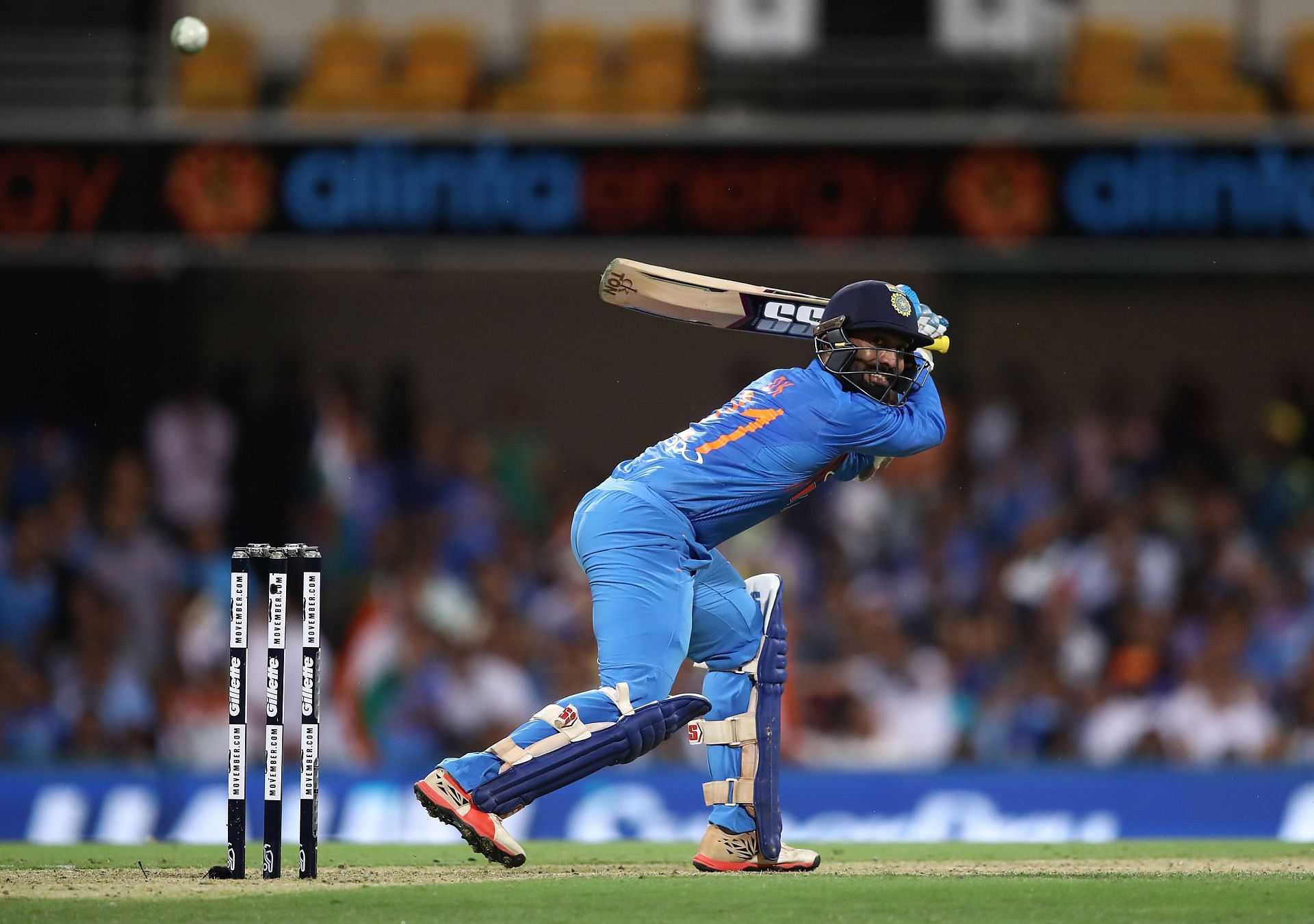 Dinesh Karthik was the Player of the Match in India&rsquo;s first ever T20I. Pic: Getty Images