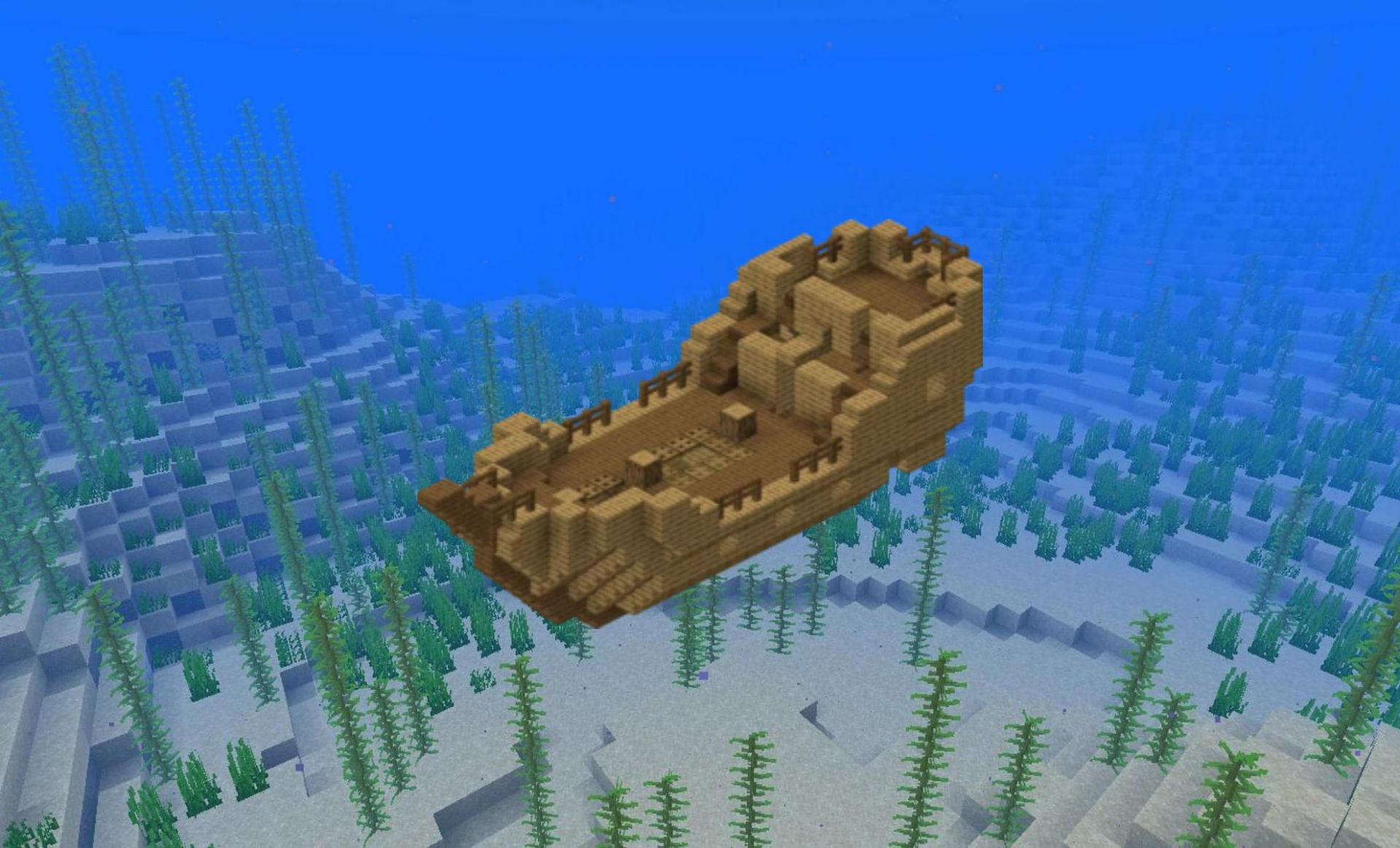 A shipwreck spawn (Image via Minecraft Wiki)