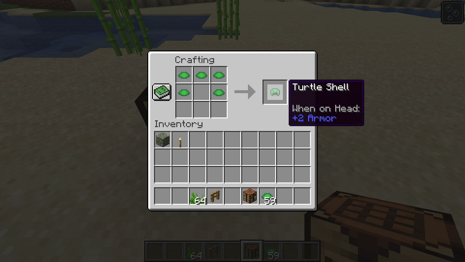 Crafting recipe (Image via Minecraft 1.19)