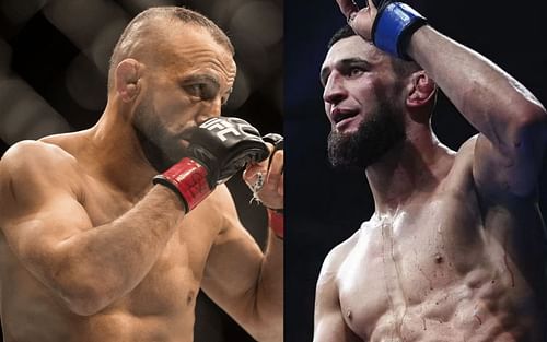 Reza Madadi (left), Khamzat Chimaev (right)