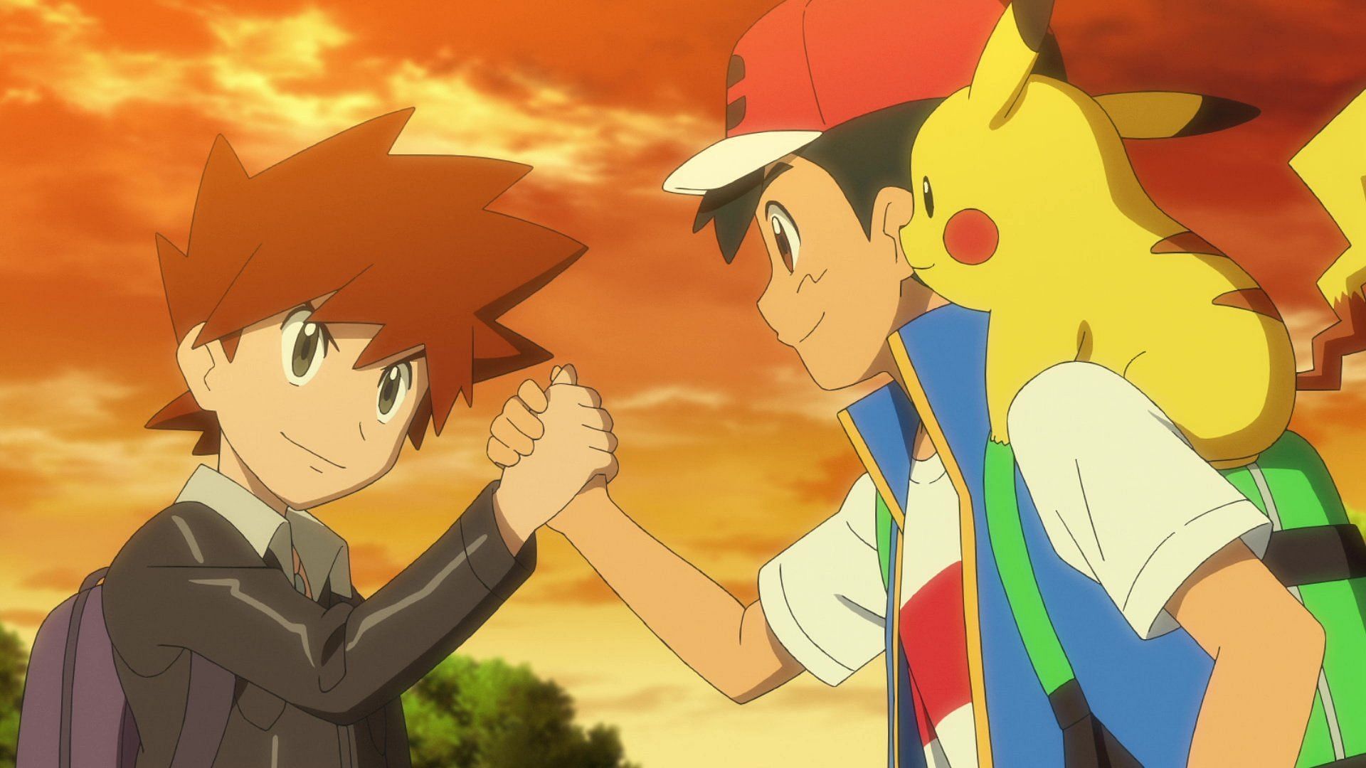Even if they started hating each other, Ash and gary are close and dear friends (Image credit: OLM Incorporated, Pokemon Master Journeys: The series)