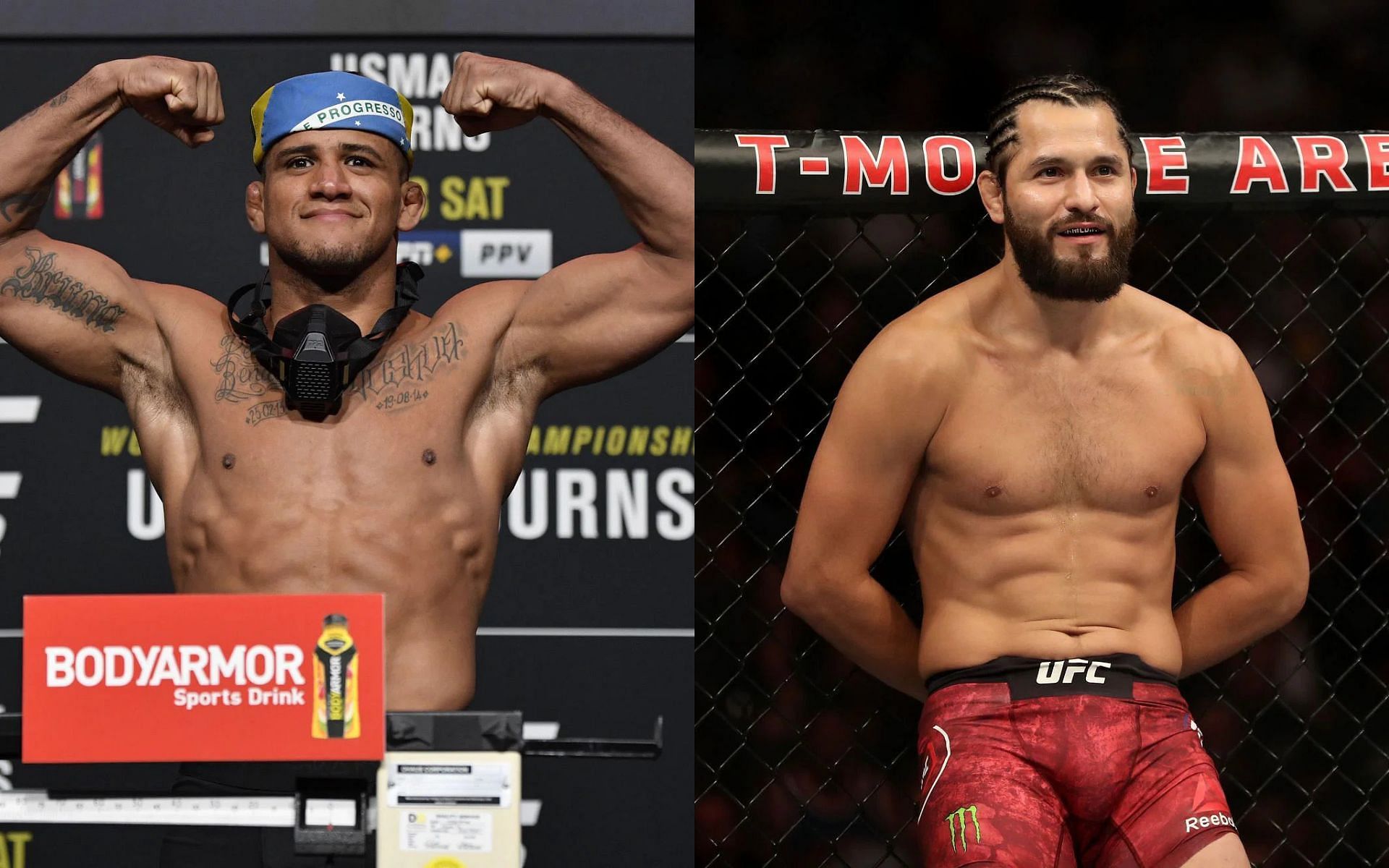 Gilbert Burns (left) and Jorge Masvidal (right) [Images courtesy of Getty]