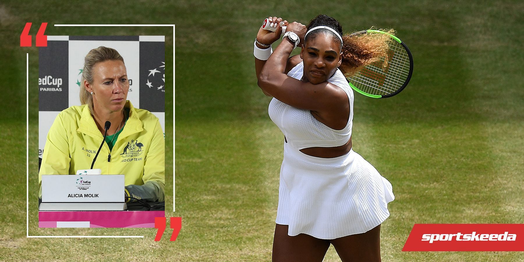 Alicia Molik has commented on Serena Williams&#039; Wimbledon return