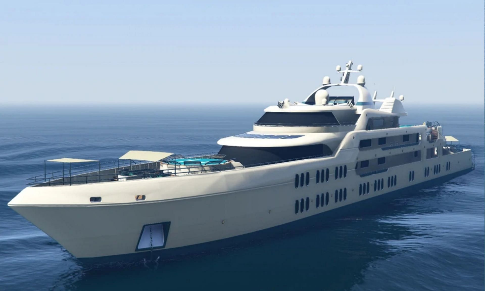 Sail out to the high seas with a luxury yacht (Image via Rockstar Games)