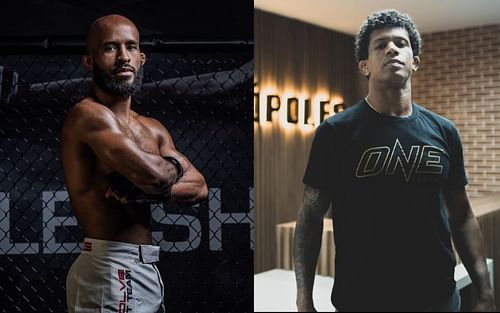 Demetrious Johnson (L) and Adriano Moraes (R) [Credit: Instagram @mighty, @moraesadrianomma]