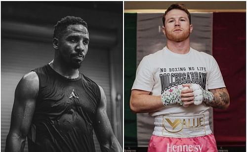 Andre Ward (left), Canelo Alvarez (right) [Images via @andresogward and @canelo on Instagram]