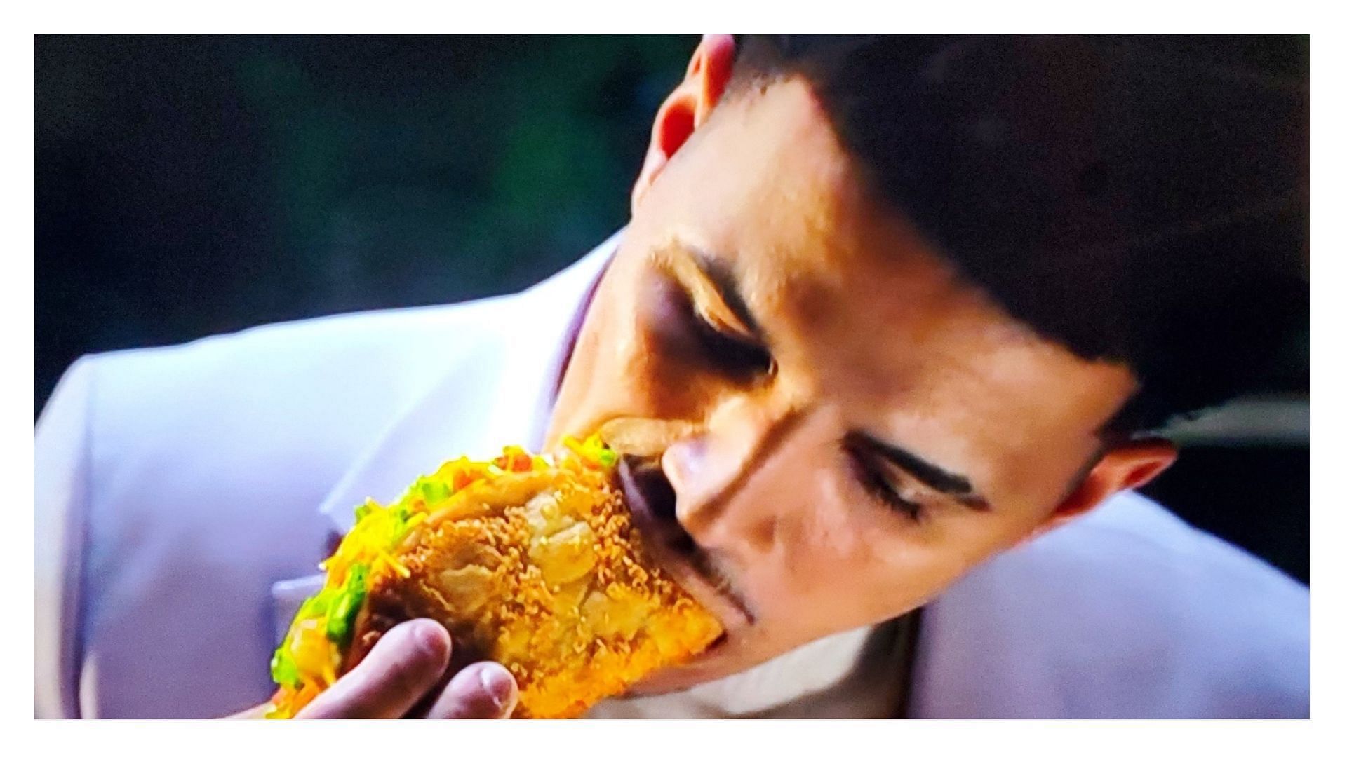 Johnny Davis&#039;s Taco Bell ad is a hit with the netizens (Image via Taco Bell)