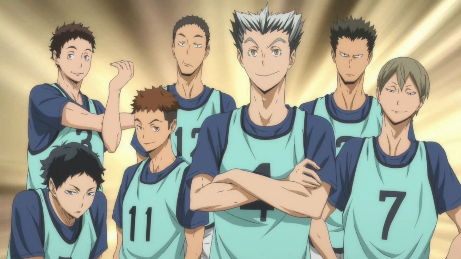 The Fukurōdani team (Image via Production I.G)